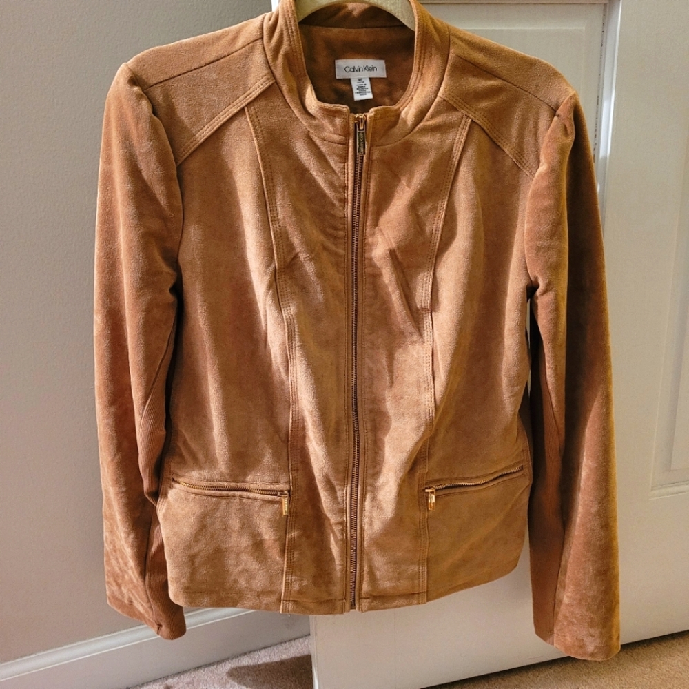 Calvin Klein Suede Jacket M